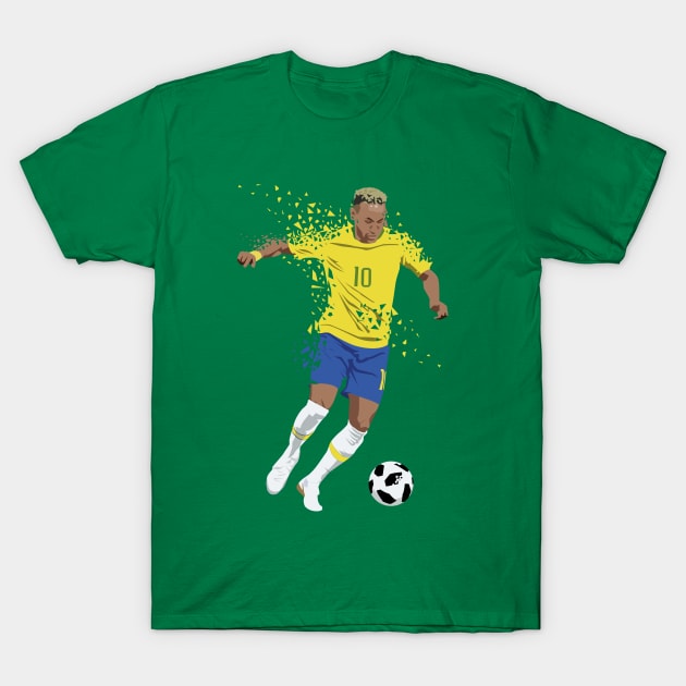 Neymar Jr T-Shirt by HarlinDesign